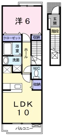 プラウド幕張本郷Ⅲの物件間取画像